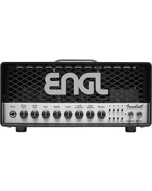 ENGL E606SE Ironball Special Edition 20W Tube Guitar Amp Head Black and Silver