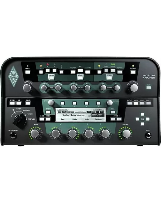 Kemper Profiler PowerHead 600W Class-D Profiling Guitar Amp Head Black